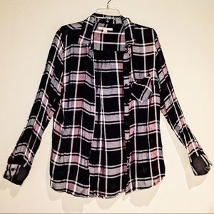 Francesca’s Plaid Top